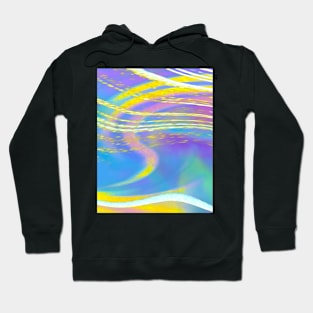 yellow swirls color Hoodie